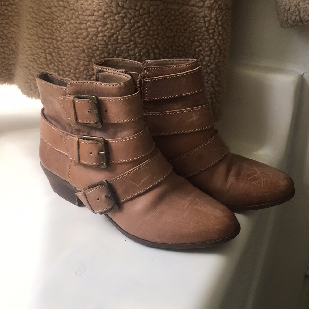 Gianni Bini Low Buckle Booties